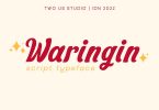 Waringin - Script Typeface Font