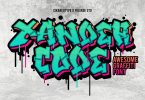 Xandercode - Urban Graffiti Font