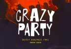 Crazy Party - Quirky Handmade Font