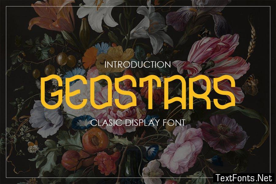 GEOSTARS Font