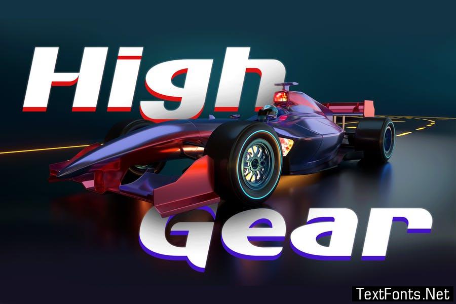 High Gear - Gaming Font