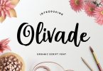 Olivade - Handwritten Script Font