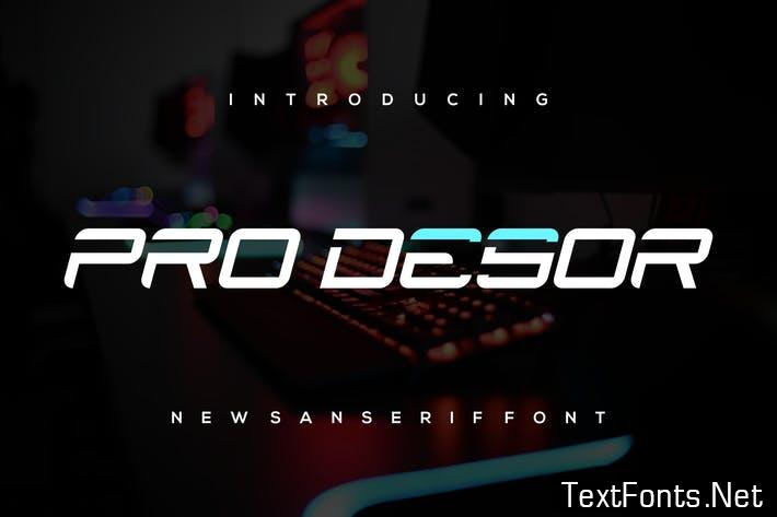 Pro Desor Font