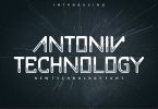 Antoniv Technology Font