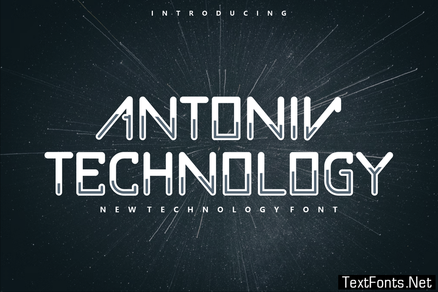 Antoniv Technology Font