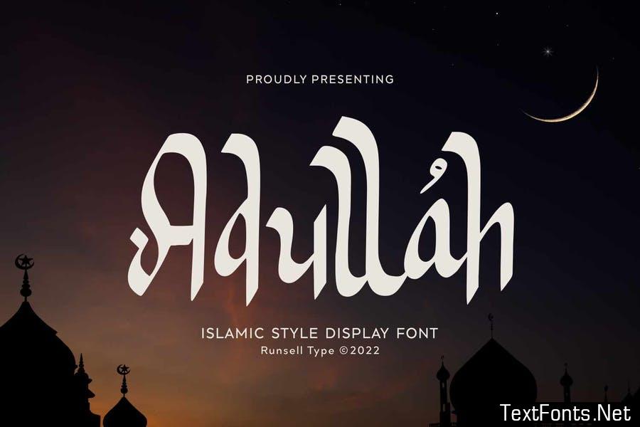 Arabic Font - Adullah