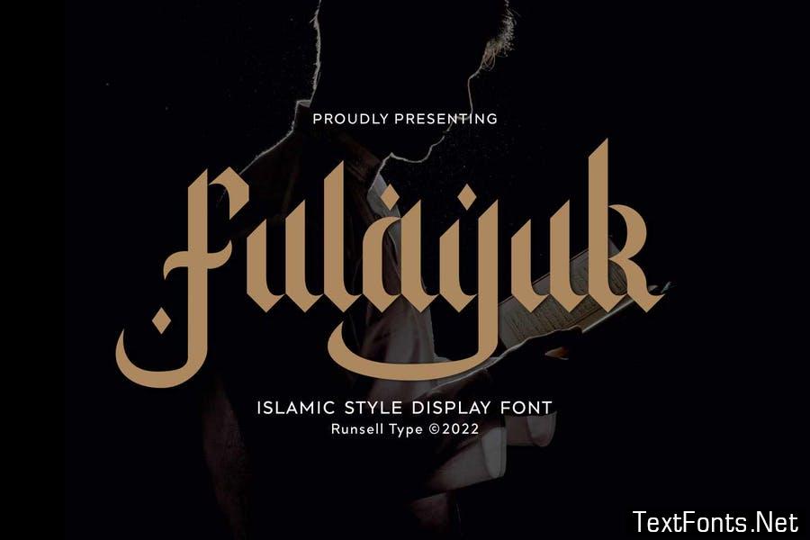 Arabic Font - Fulayuk