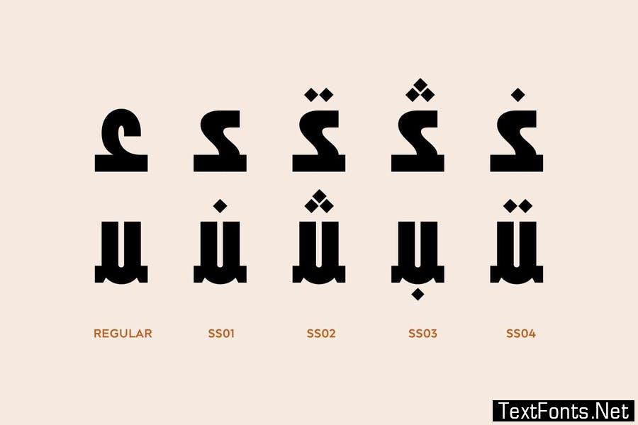 Arabic Font - Lagoky