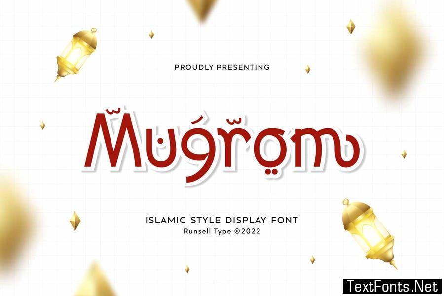 Arabic Font - Mugrom