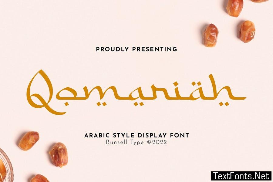 Arabic Font - Qomariah