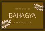 Bahagya Sans-serif Font