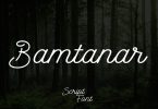 Bamtanar Script Font