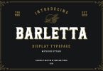Barletta - Vintage Serif Font