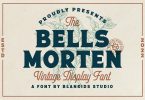 Bells Morten a Vintage Display Font