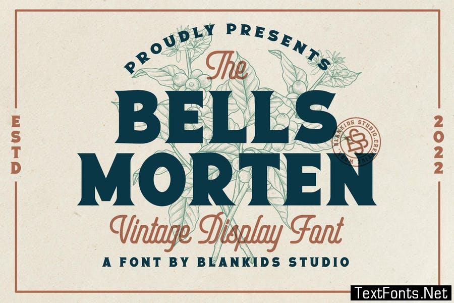 Bells Morten a Vintage Display Font