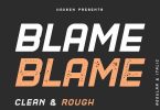 Blame Font