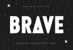 Brave - Modern Condensed Font
