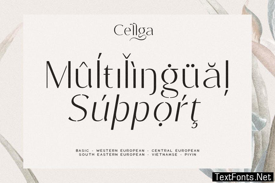 Cellga Typeface Font