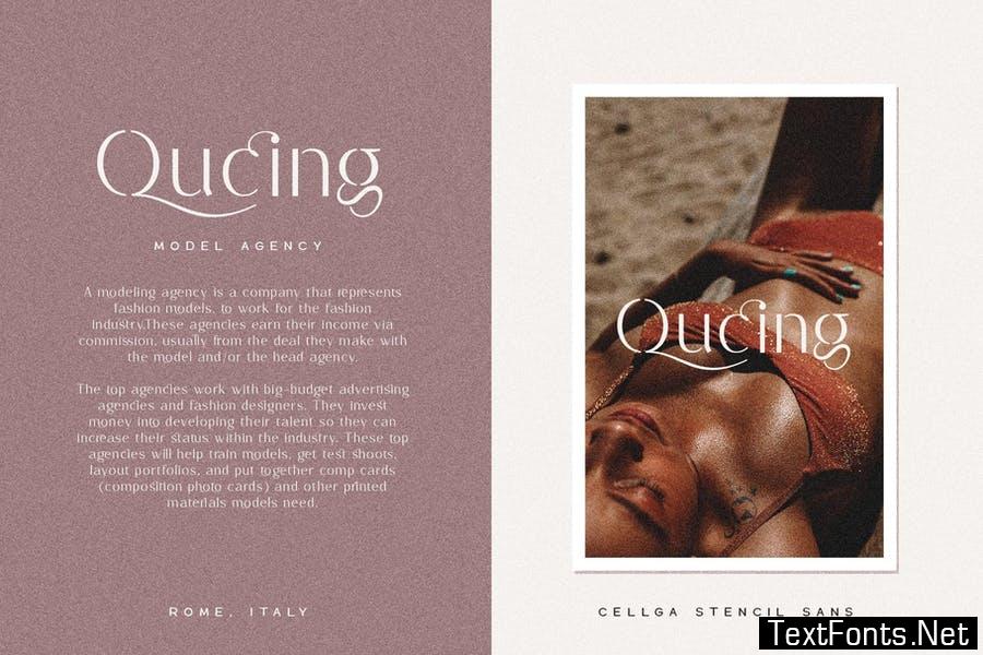 Cellga Typeface Font