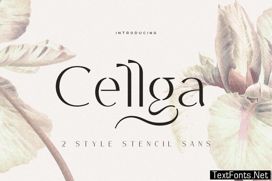 Cellga Typeface Font