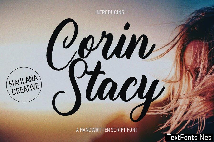 Corin Stacy Script Font