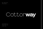 Cotterway Display Typeface Font