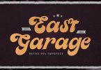 East Garage - Retro 90's Typeface Font