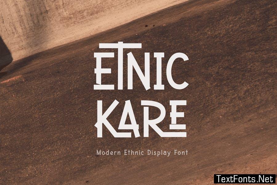 Etnic Kare Font
