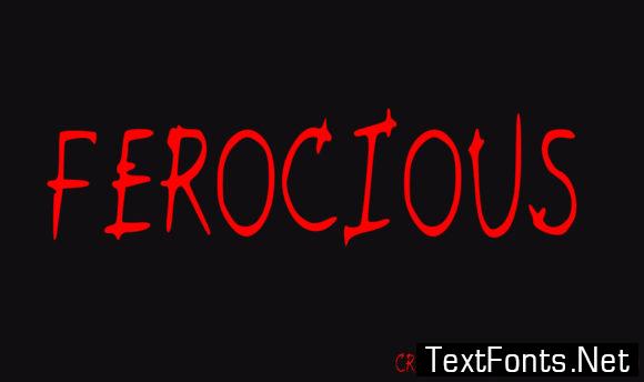 ferocious-font