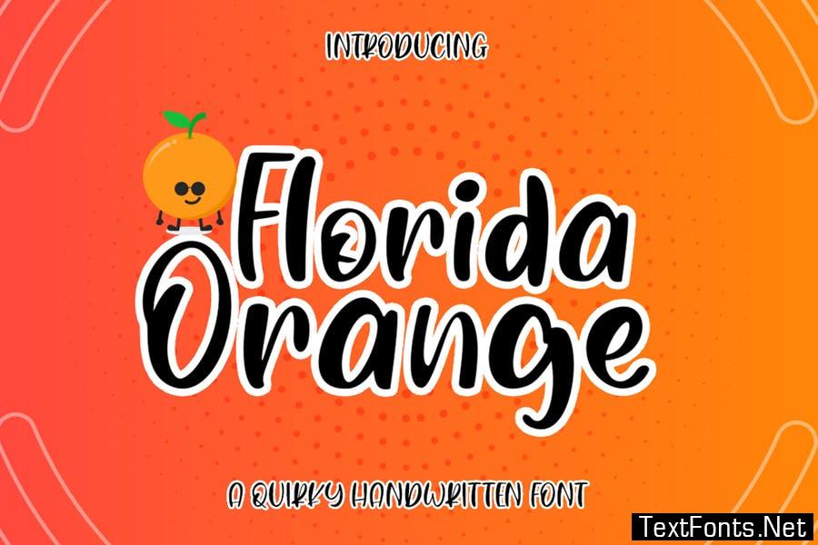 Florida Orange Font