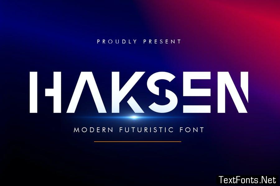 Haksen - Logo Font