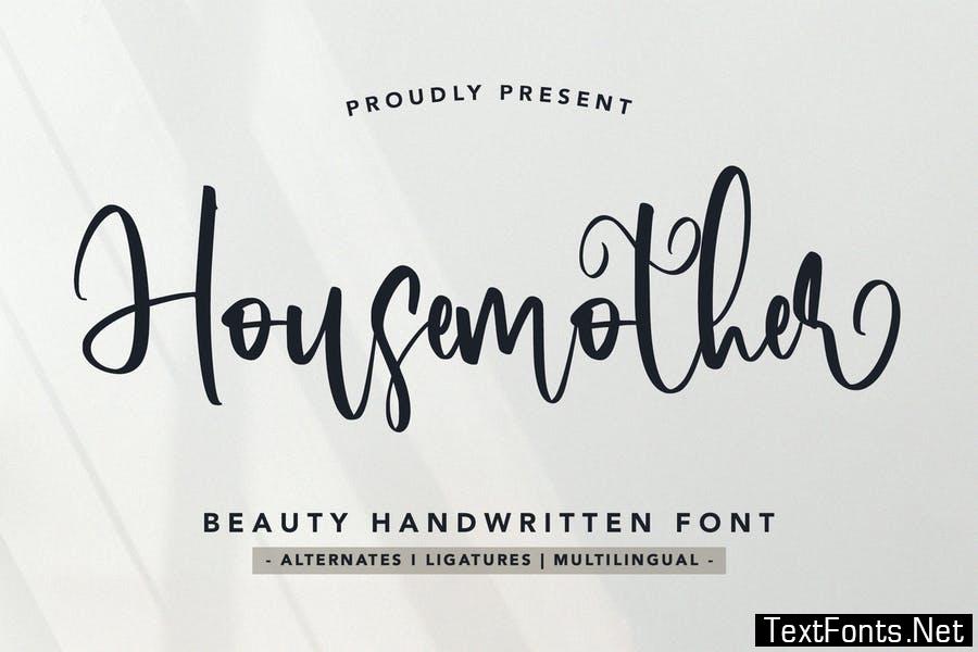 Housemother - Beauty Handwritten Font
