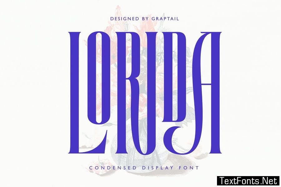 Lorida - Condensed Display Font