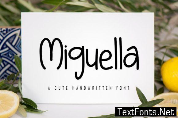 Miguella Font   TextFonts.net Miguella Font 