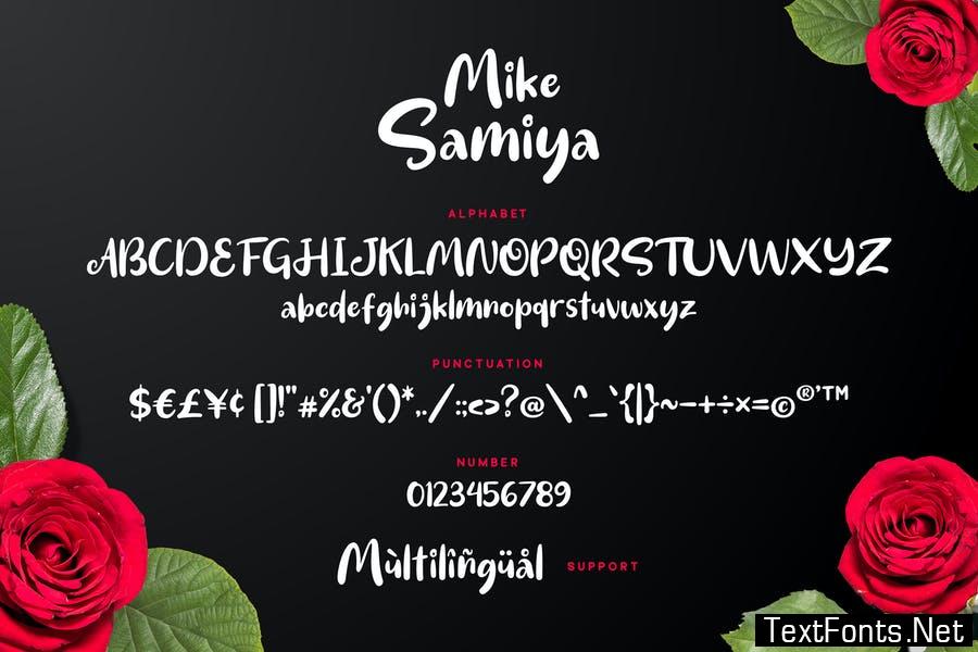 Mike Samiya - Cute Font