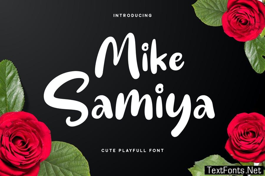 Mike Samiya - Cute Font