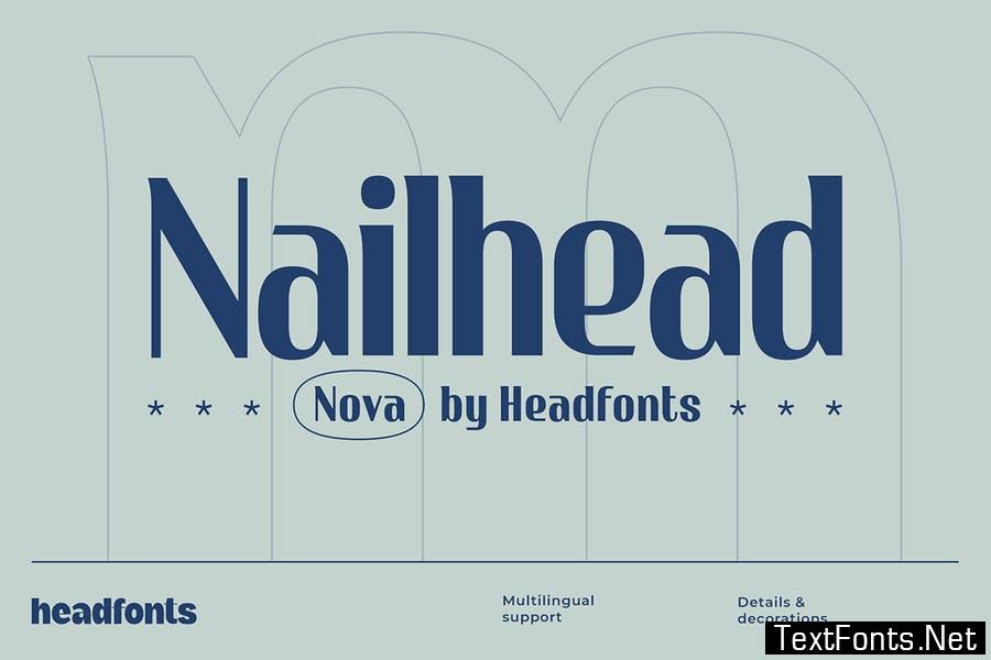 Nailhead Nova Modern Font
