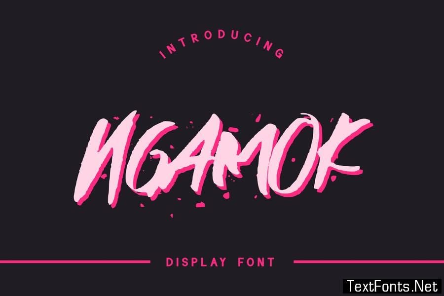 NGAMOK Font