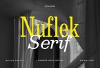 Nuflek Display Serif Font