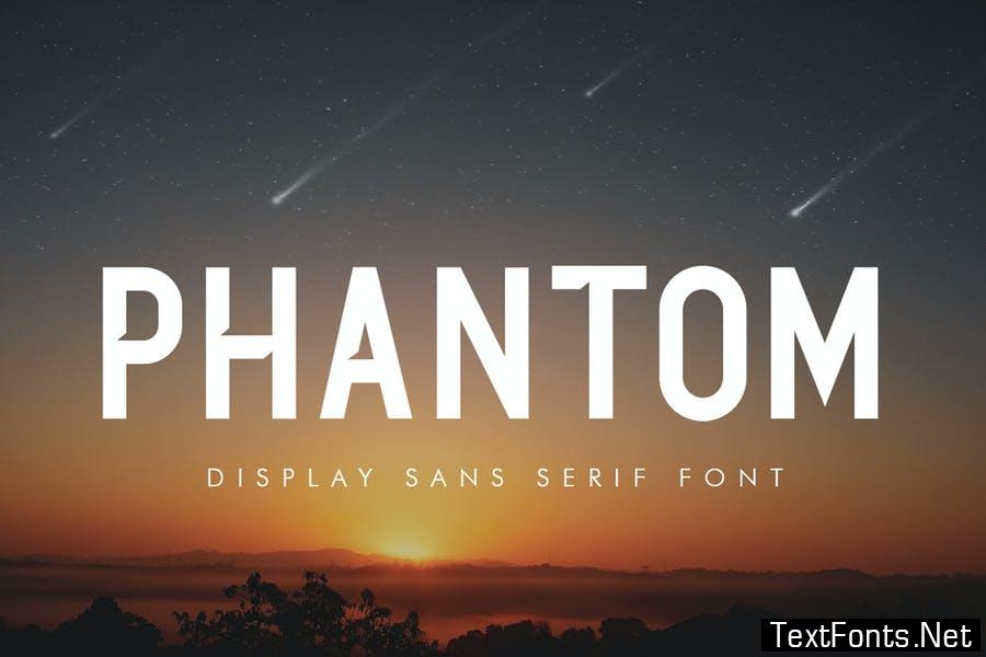 Phantom - Modern Display Font
