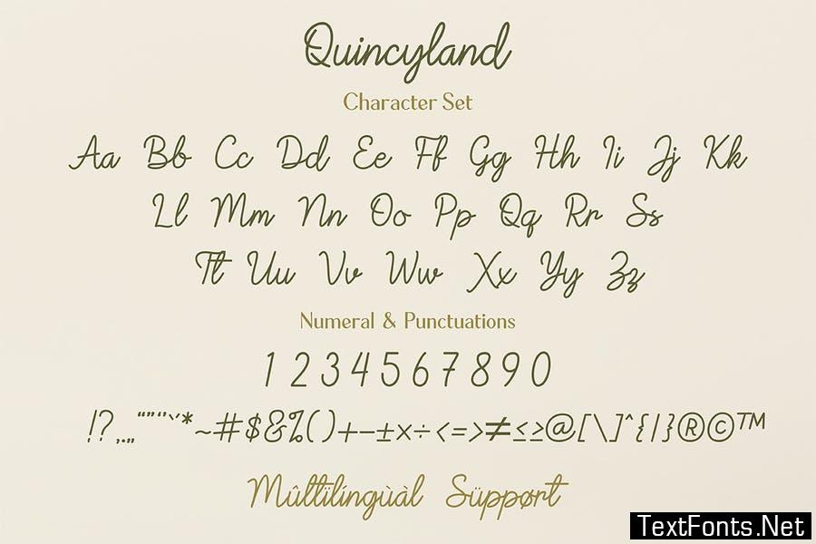 Quincyland Font