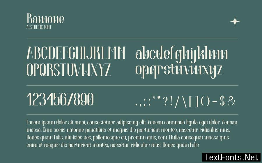 Ramone Aesthetic Serif Font