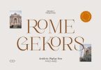 Rome Gekors Font
