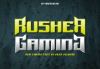 Rusher Gaming Font