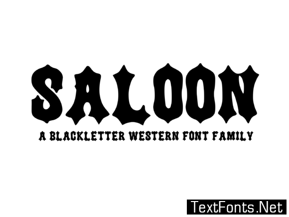 saloon text