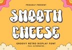Smooth Cheese - Groovy Retro Display Font
