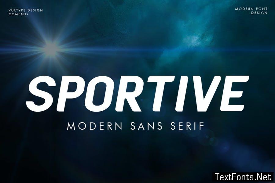 Sportive - Modern Font