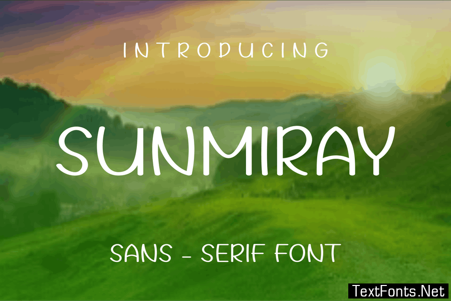 Sunmiray Font