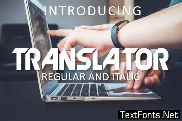 text translator font