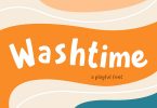 Washtime - Playful Font